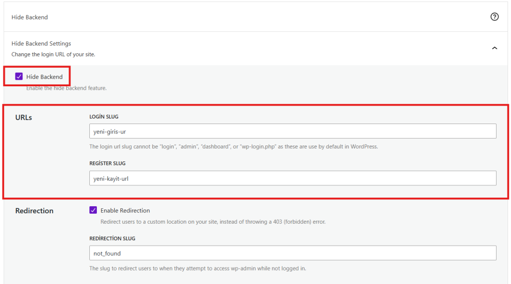 ithemes security ile wp login url değiştirme